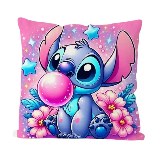 Disney Stitch Kétoldalas Díszpárna – 45 × 45 cm QB1372597