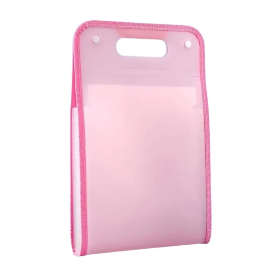 Hordozható A4-es Dokumentumtároló - 13-zsebes, Rózsaszín AV1790204-2