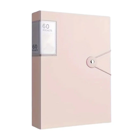 A4-es Dokumentumtároló – 60 Zsebes, Vízálló, Rózsaszín VR1286727-3