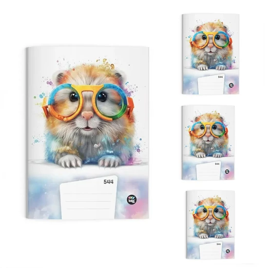 4 db vonalas füzet A5 Hörcsög 791325