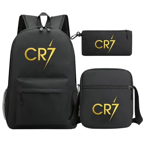 CR7 3 részes táska szett –  sportos iskolatáska, válltáska és tolltartó CG220956