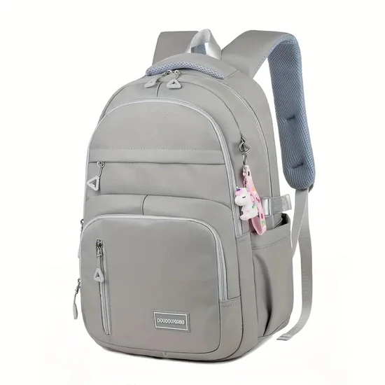 Női Nagy Kapacitású Hátizsák Laptoptartóval - SZÜRKE JB365521-SZ