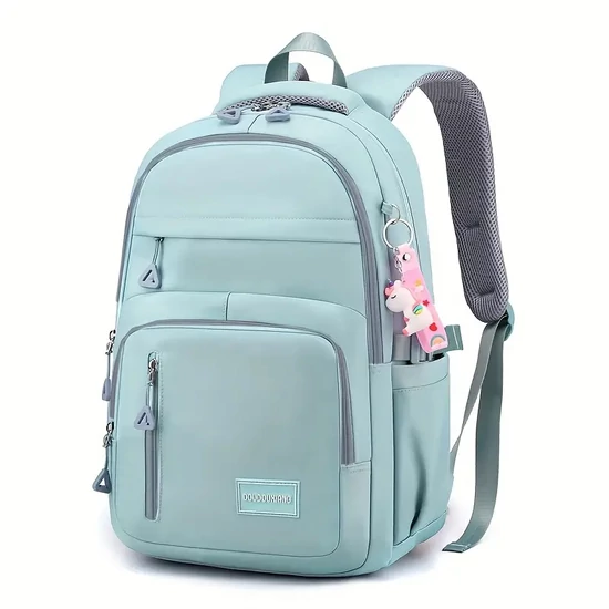 Női Nagy Kapacitású Hátizsák Laptoptartóval - TÜRKIZ JB365521-T