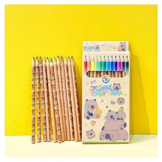 Kapibara Színes Ceruzakészlet – 12 db, 0.5 mm-es heggyel JP3468506