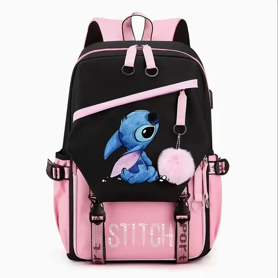Disney Stitch Hátizsák – Pink Lila WD2055895-P