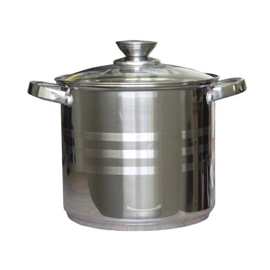 Rozsdamentes fazék üvegfedővel 7,2 liter 22 cm 5949062800737