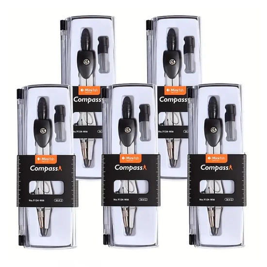 Minifish Precíziós Körző Újratölthető Ceruzával 5 db-os szett NX568643-5