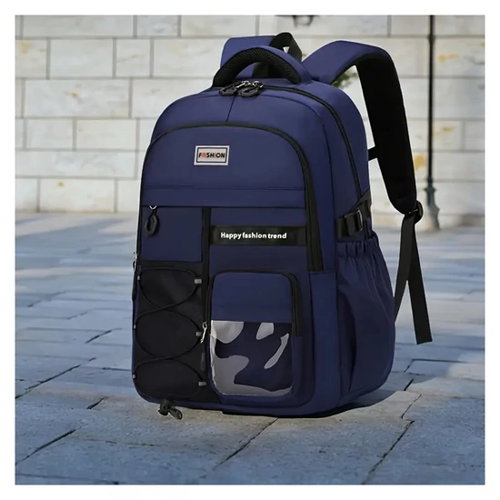 2025 diák unisex hátizsák sötétkék QQ1593288-SK