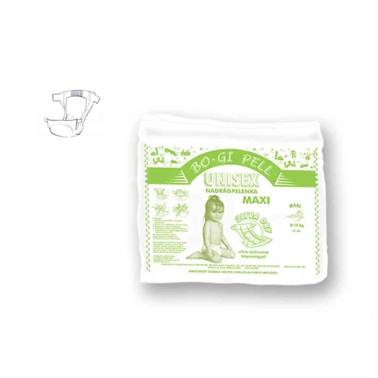 Bo-Gi Pell nadrágpelenka – unisex MAXI méret – 8–15 kg – 10 darab 5999883553084