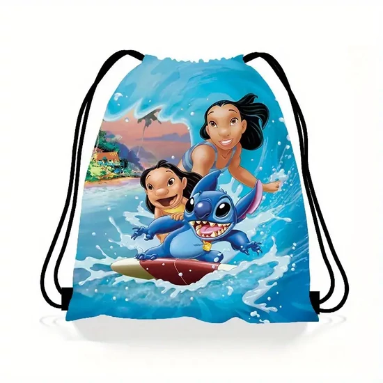 Disney Stitch Tartós Poliészter Tornazsák – Surf UX132835-S