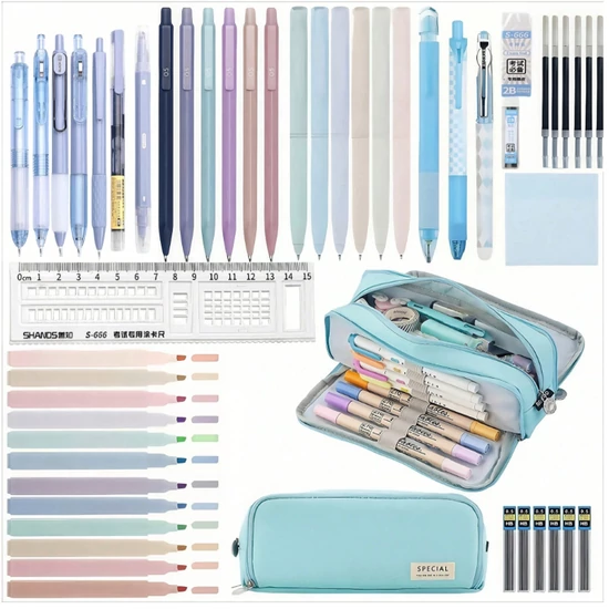 50 darabos türkiz írószerkészlet – 104833620