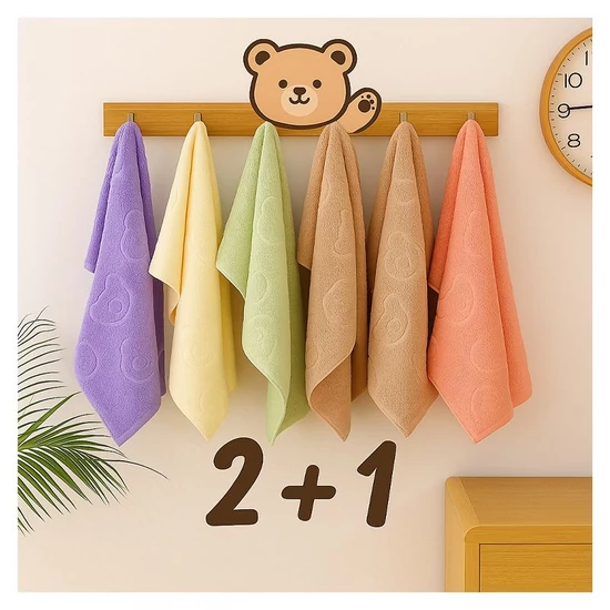 2+1 darab ovis törölköző – 30×50 cm - Lányos Színekben OVITL2+1
