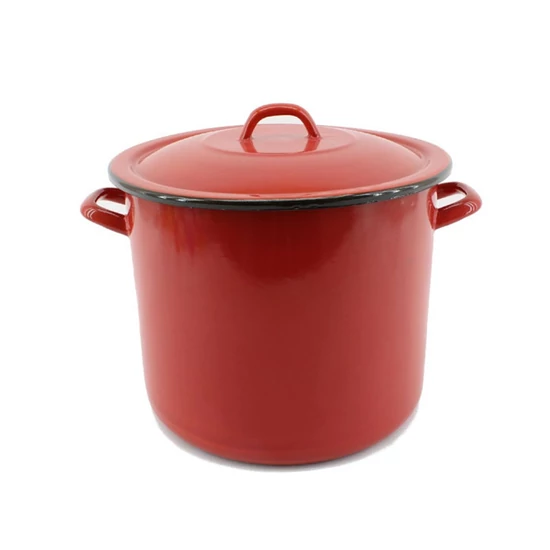 Zománcozott Fazék fedővel 21 cm 5999036004579