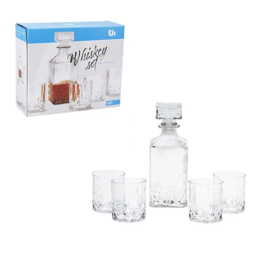 Whisky Készlet – 1 üveg + 4 pohár 8719987058202