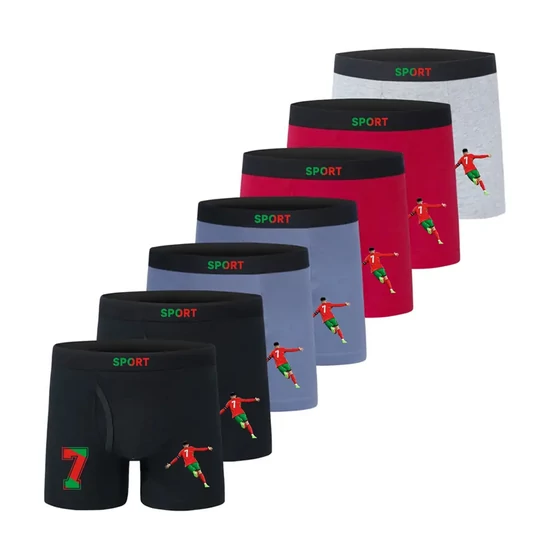 7 darabos Ronaldo Fiú Boxer Alsónadrág Szett –  WT481443