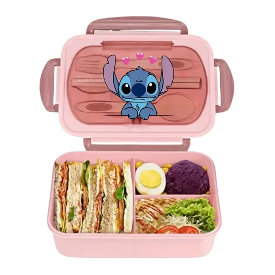 Disney Stitch ételdoboz - Rózsaszín KF2067243-4