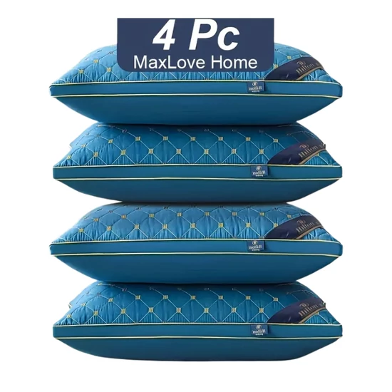 4 db luxus szállodai párna - Kék MM3135850-3