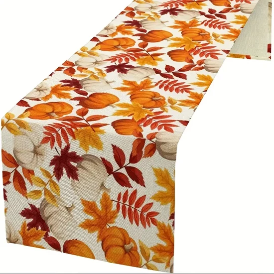 Őszi tök mintás asztali futó 33 x 91 cm KT1317070-s