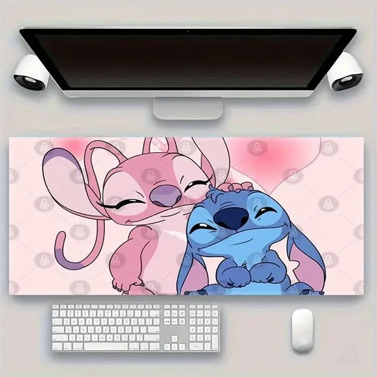 Stitch és Angel  Egérpad 30 x 80 cm WC1540637-30x80