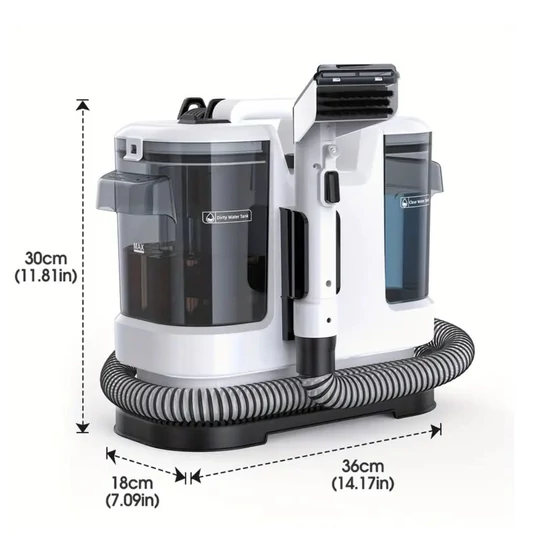 MIUZZY hordozható tisztítógép – 13500Pa szívóerő, kettős víztartályos kialakítás ER5088362