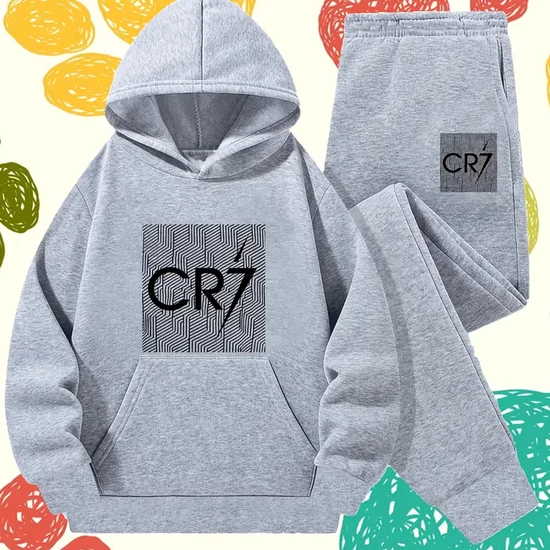 CR7 fiú melegítő szett SZÜRKE - BV4022131-SZ 
