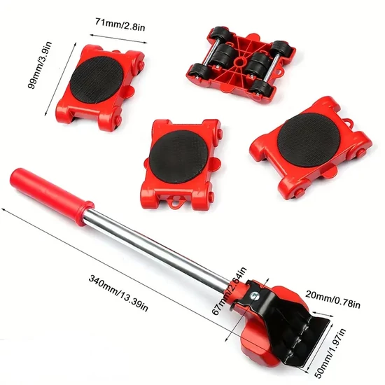 5 darabos bútor emelő  készlet 150 kg  – CD1632690 