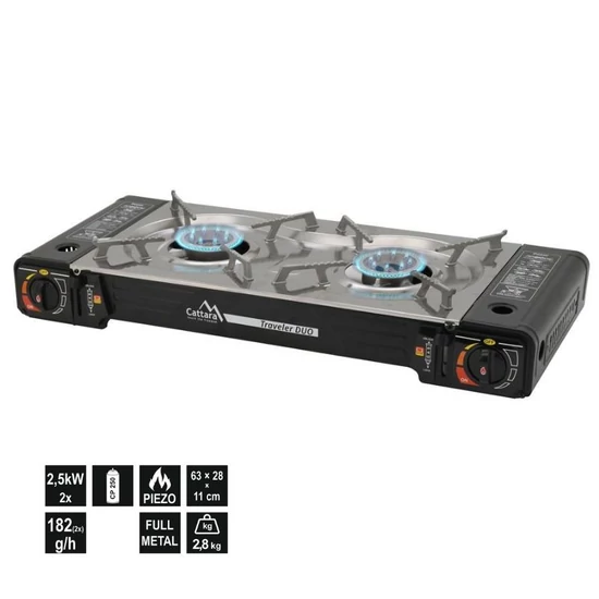 TRAVELER DUO hordozható kétégős gázfőző – LPG üzemű 13599