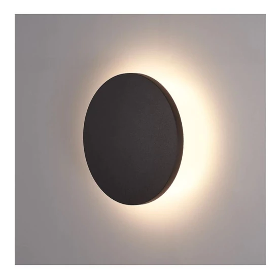 Fali lámpa – kerek, lapos, 10W, 014825