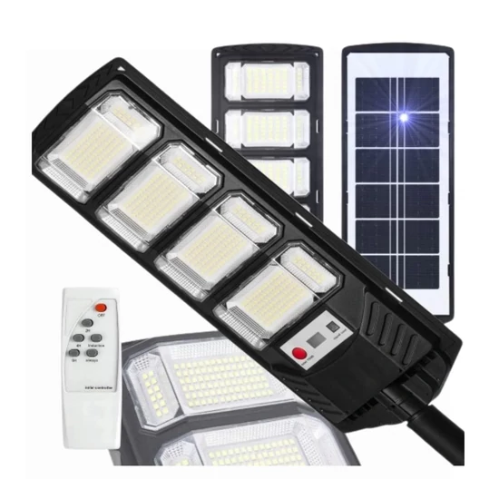 Napelemes LED utcai lámpa távirányítóval – KE23-673
