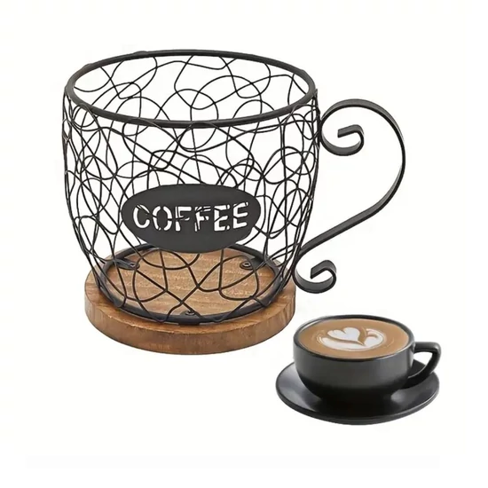 Kávékapszulatartó – fekete színű, fedél nélkül, RP1387967-F2