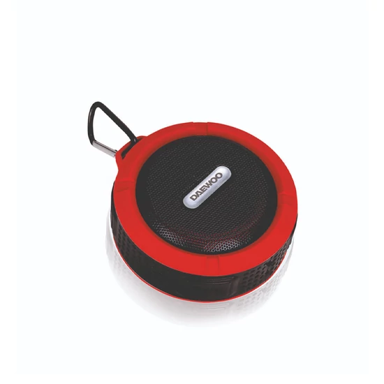 Daewoo hordozható Bluetooth hangszóró – Piros DIBT2122RD