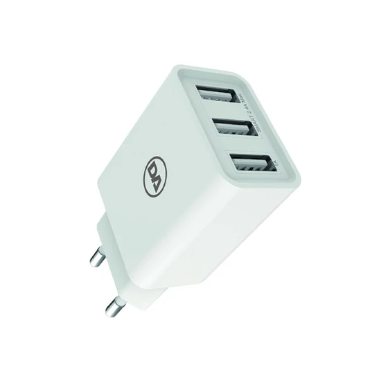 Daewoo 3×USB Fali Töltő – Fehér DIWARC004WH