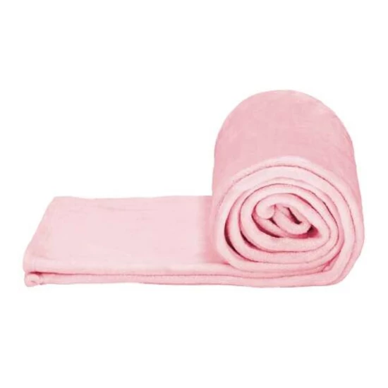 Rózsaszín plüss pléd– 180×200 cm  SP-R180 