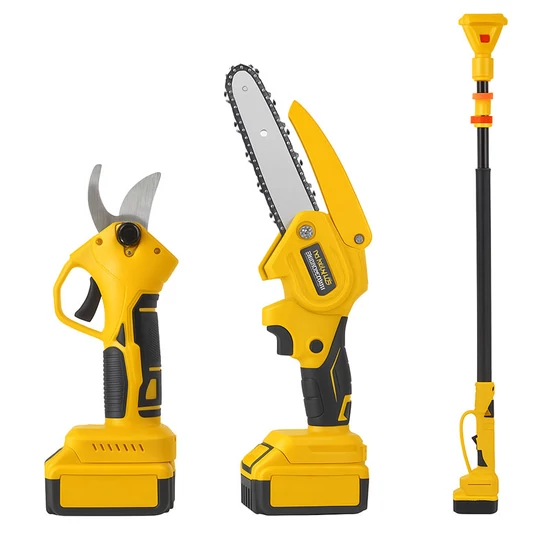 HAYAMI 3 az 1-ben készlet: láncfűrész, ágvágó olló és hosszabbító rúd HA-1008-1