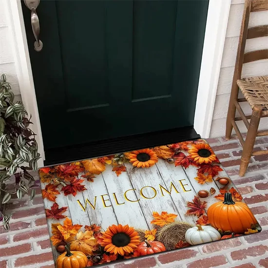 Őszi mintás „Welcome” bejárati lábtörlő 50x80 FU4121245-58
