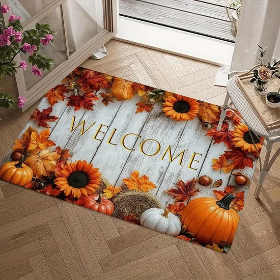 Őszi mintás „Welcome” bejárati lábtörlő 60x90 FU4121245-69