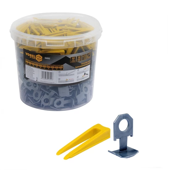 300 db kapocs és 100 db ék készlet TO-04692
