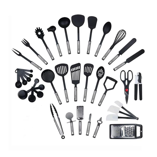 38 darabos rozsdamentes acél konyhai eszközkészlet – holm8274