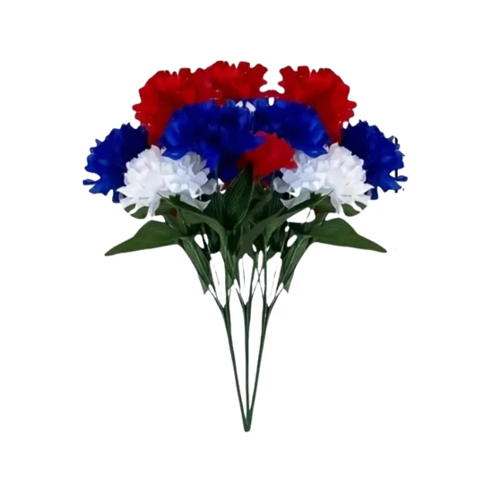 21 darabos Virágcsokor – Piros, Kék és Fehér BK1025064