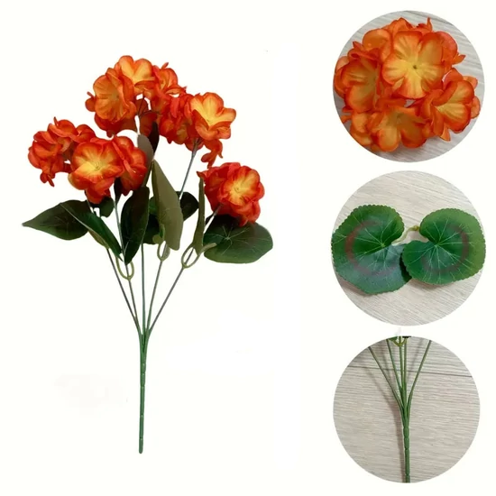 120 db Valósághű Narancssárga Gerbera Virág MD4575083