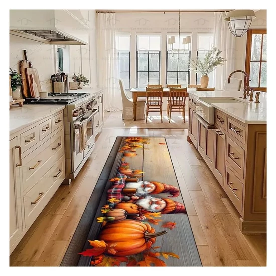 Őszi futószőnyeg – törpe és sütőtök mintával 50x120cm HP294055