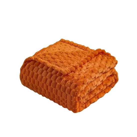 Flanel takaró – égett narancssárga 152x203cm  JT25950-2