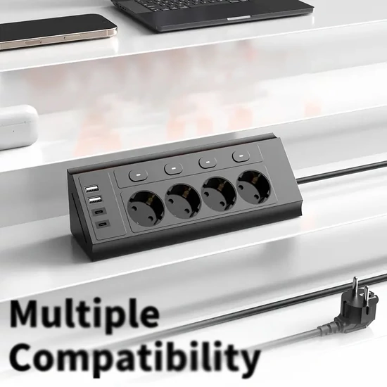 8 az 1-ben asztali elosztó USB és Type-C portokkal LW4800477