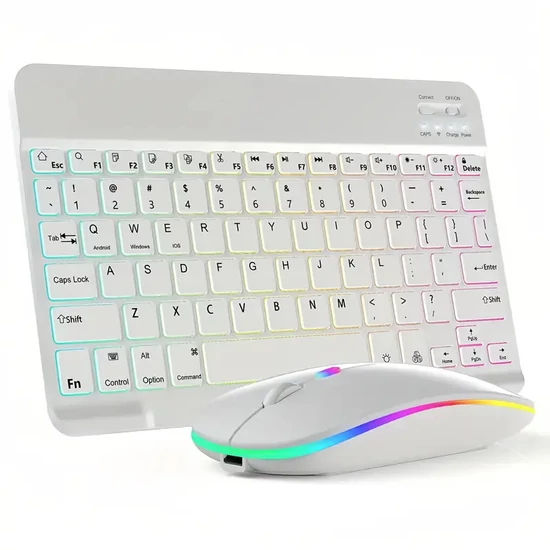 Vezeték nélküli billentyűzet és egér szett – RGB háttérvilágítással RD1186983