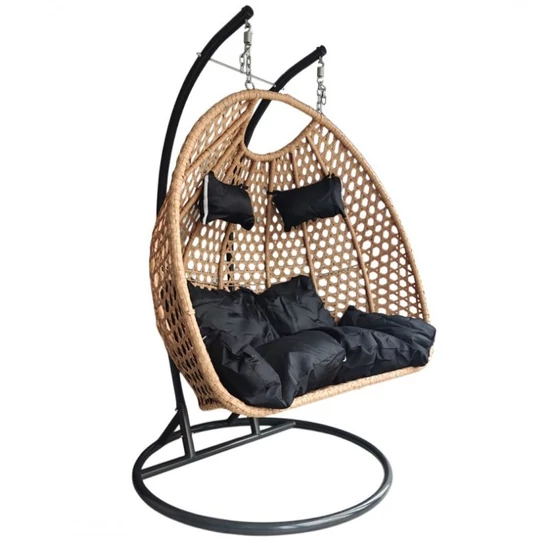 Kétszemélyes függő hintaszék, cocoon párnákkal KR34