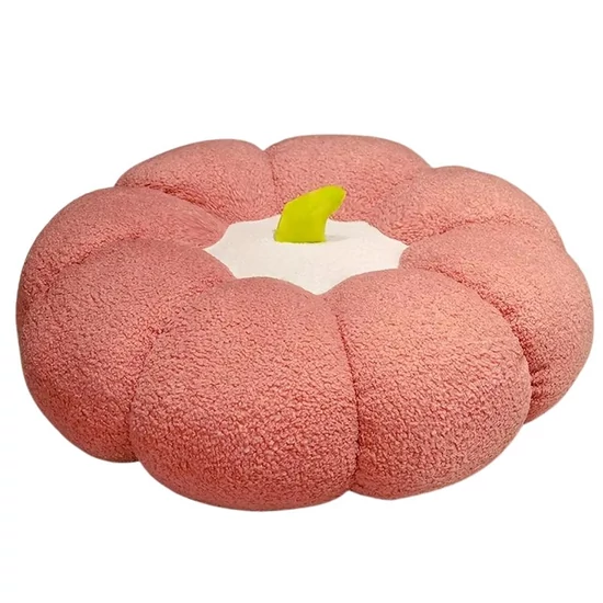 Plüss tök formájú párna – kényelmes és dekoratív | Rózsaszín GQ1446643-2