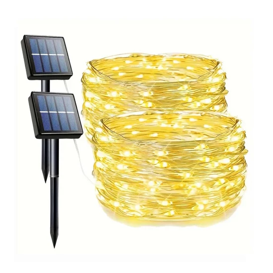 Napelemes fényfüzér – 2 db, 200 LED – UH19317