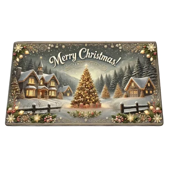 Karácsonyi csúszásmentes flanel szőnyeg 50 x 80 cm LL285337