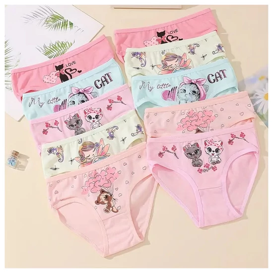 10 darabos kislány fehérnemű szett KM1463214-2