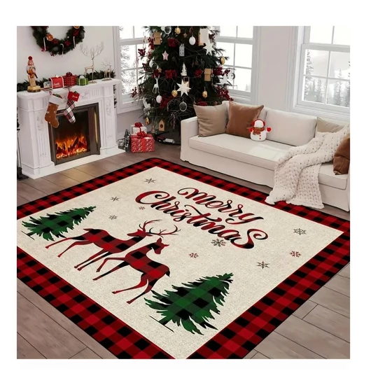 Karácsonyi szőnyeg – 80×120 cm, Merry Christmas mintával – BR331952